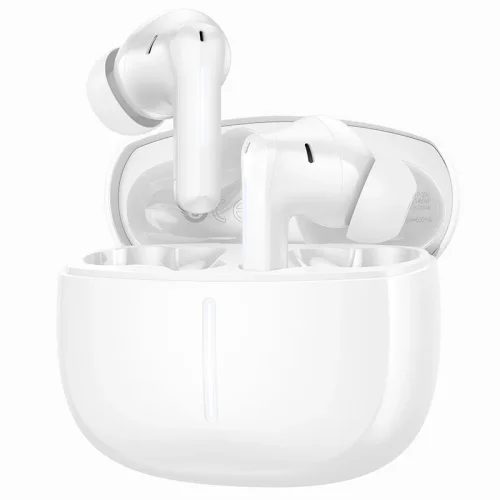 HOCO EQ34 Plus ANC + ENC безжични блутут слушалки Hey Siri – Бял