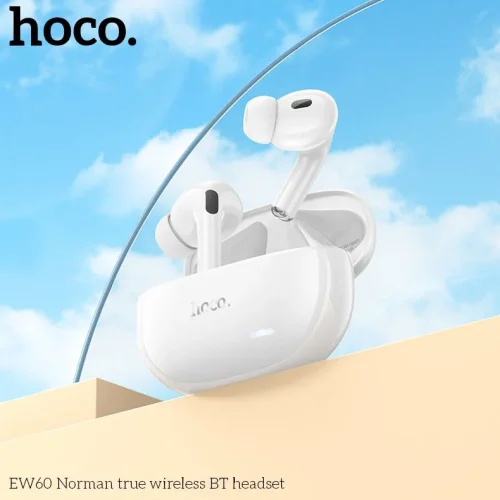 HOCO EW60 Слушалки безжични BT Headset – Бял