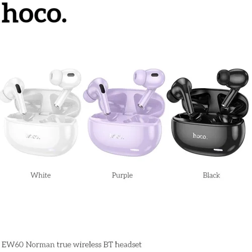 HOCO EW60 Слушалки безжични BT Headset – Бял