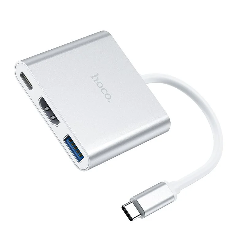 HOCO HB14 Преходник Type-C към HDMI/USB 3.0 /USB-C PD 2.0