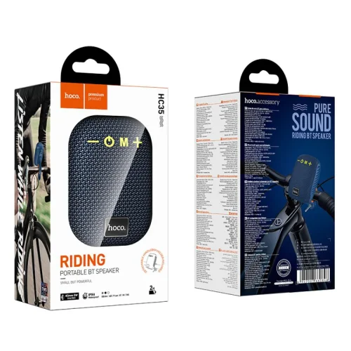 HOCO HC35 Riding Безжична Тонколона + LED ‘Riding’ – Син
