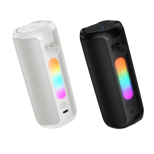HOCO HC50 Pure Sound Безжична Тонколона + LED ‘Pure Sound’ – Сив