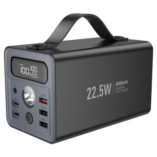 HOCO J138 Distant Power Bank 60,000mAh – 22.5W Fast Charge, PD 20W, DC 12V