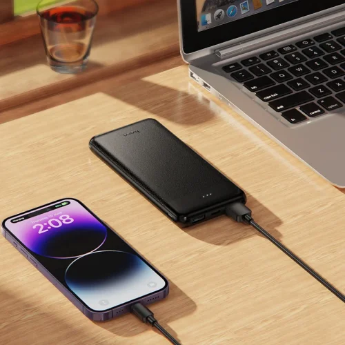 HOCO J153 Външна батерия 10,000mAh 2XUSB 1XUSB-C – Бял