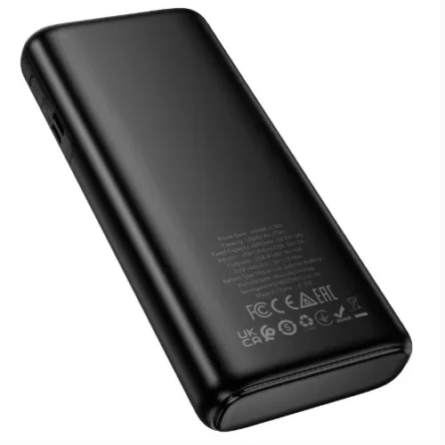 HOCO J158A Външна батерия 10,000mAh 2XUSB 1XUSB-C – Черен