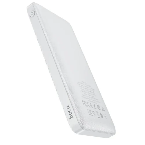 HOCO J72 Powerbank + LED индикатор с 3 изхода USB x 2 T-C x 1 10,000mAh – Бял
