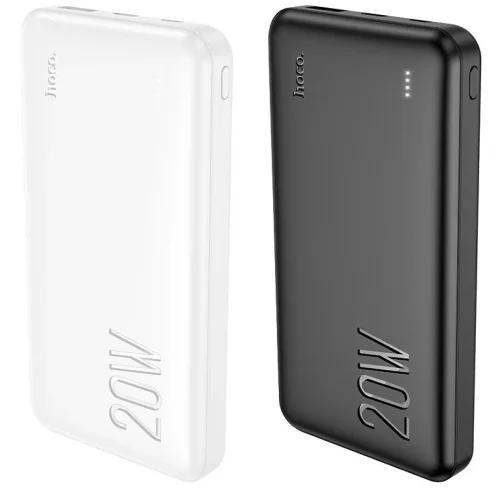 HOCO J91 Преносимо зарядно тънък Powerbank 10,000mAh – Черен