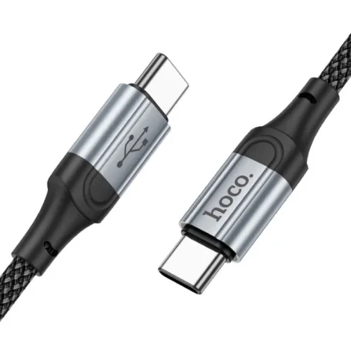 HOCO Кабел “X102 Fresh” 60W Type-C към Type-C (1M) – Черен