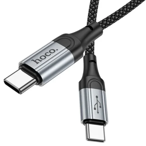 HOCO Кабел “X102 Fresh” 60W Type-C към Type-C (1M) – Черен