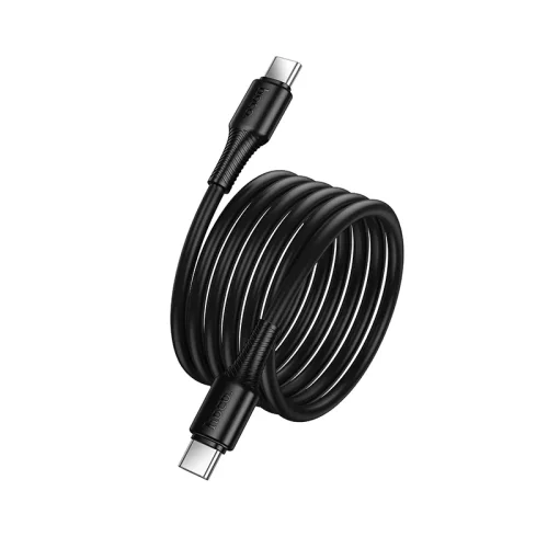 HOCO кабел X120 60W Type-C към Type-C (1M) – Черен