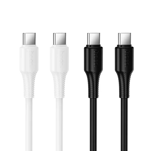 HOCO кабел X120 60W Type-C към Type-C (1M) – Черен