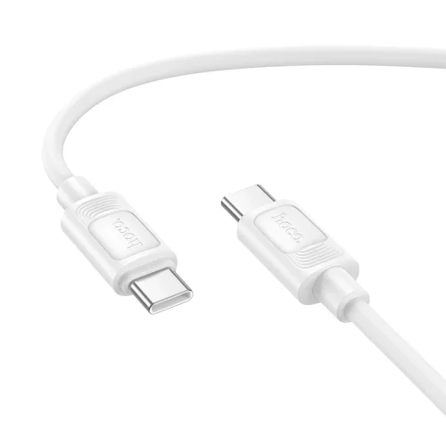 HOCO кабел X122 60W Type-C към Type-C (1M) – Бял