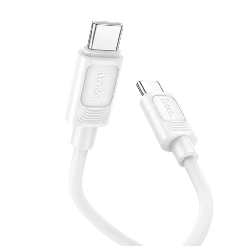 HOCO кабел X122 60W Type-C към Type-C (1M) – Бял