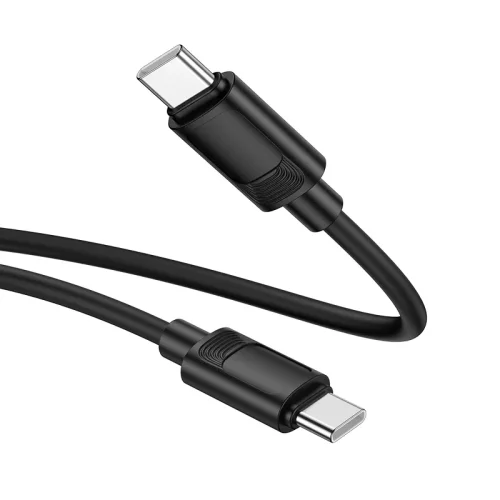 HOCO кабел X122 60W Type-C към Type-C (1M) – Черен