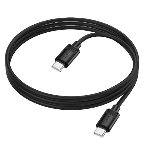 HOCO кабел X122 60W Type-C към Type-C (1M) – Черен