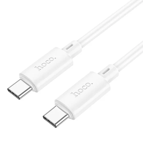 HOCO кабел X88 60W TYPE-C към Type-C (1M) – Бял