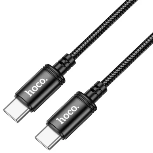 HOCO Кабел “X89 Wind” Type-C to Type-C (1M) – Черен