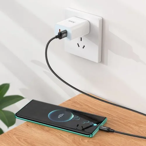 HOCO Кабел “X89 Wind” USB to Type-C (1M) – Черен