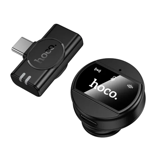 HOCO L21 (TypeC) безжичен микрофон за смартфони за YouTube Insta Videos Запис на глас|Plug and Play