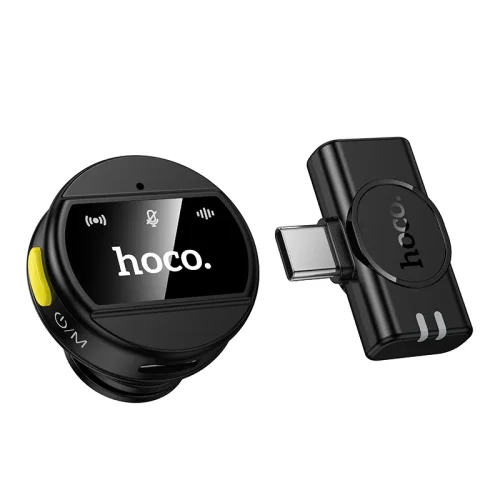 HOCO L21 (TypeC) безжичен микрофон за смартфони за YouTube Insta Videos Запис на глас|Plug and Play