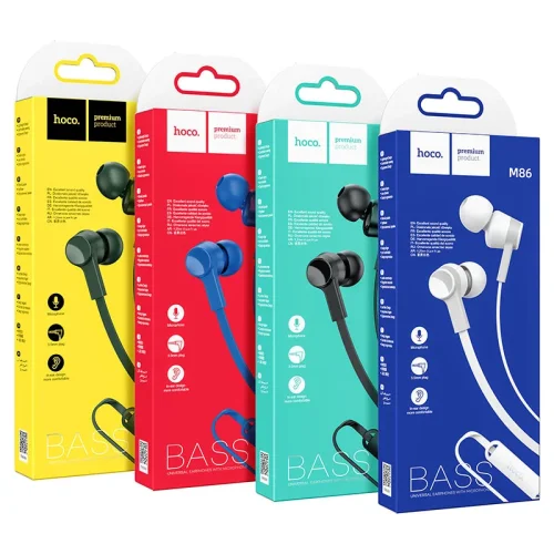 HOCO M86 жак Type-C Ocean Слушалки Earpods (черни)