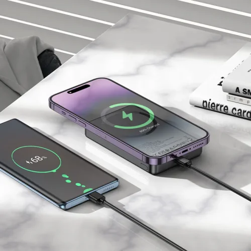 HOCO Q34 Aluminium Магнитна външна батерия Алуминиева 10,000mAh PD20W