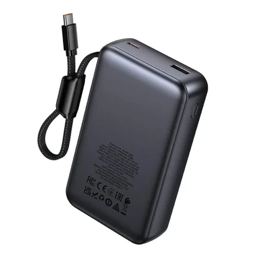 HOCO Q54 Shine Power Bank 20,000mAh PD 45W с вграден USB-C кабел
