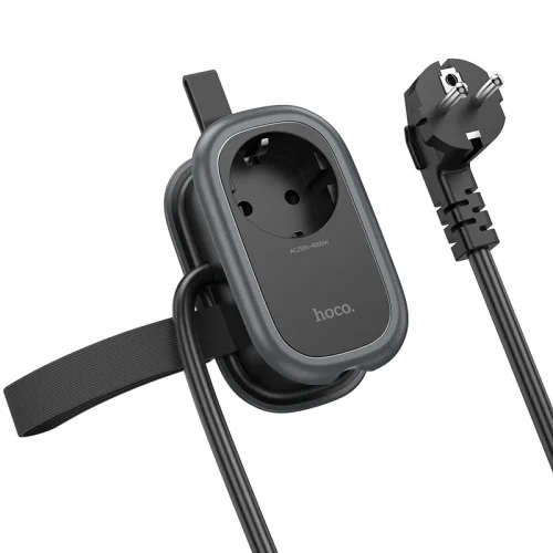 HOCO Разклонител NS6 с 1 гнездо + 2 USB порта 2.4A + 1 USB-C 4000W