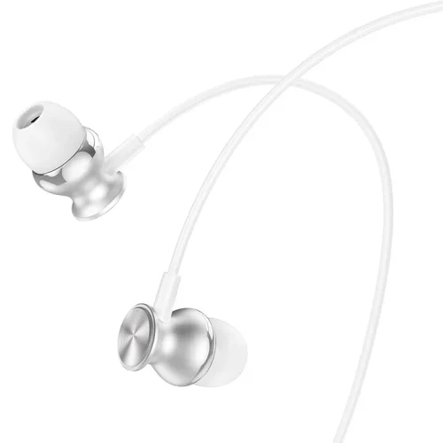 HOCO Слушалки M106 с микрофон 3.5mm (Бял)