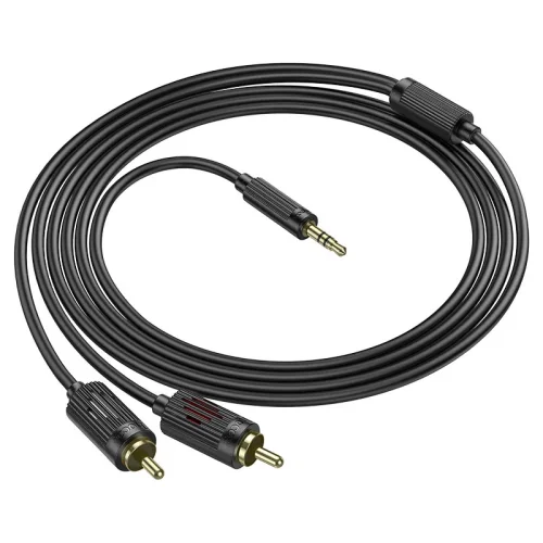 HOCO UPA28 Aux 3.5mm Към 2 RCA – Черен