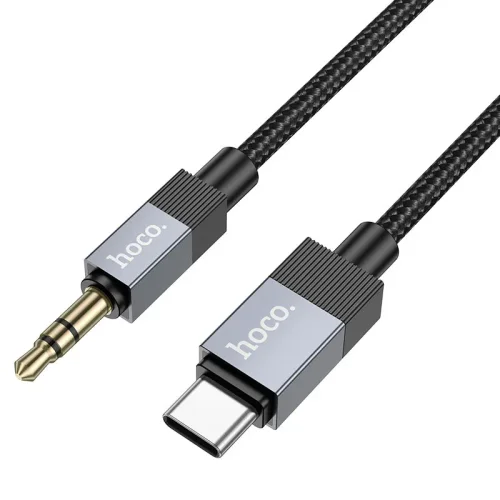 HOCO UPA32B Aux 3.5mm Към USB-C Type-C – Черен