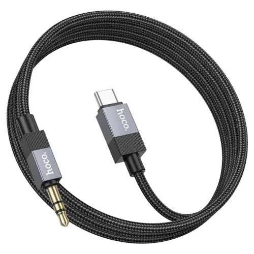 HOCO UPA32B Aux 3.5mm Към USB-C Type-C – Черен