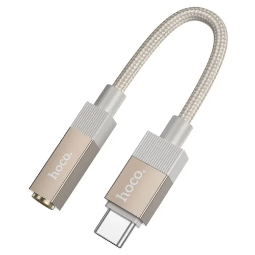 Hoco UPA32C Fresh адаптер USB-C към 3.5mm жак – Златист