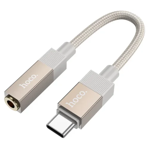 Hoco UPA32C Fresh адаптер USB-C към 3.5mm жак – Златист