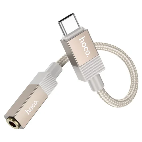 Hoco UPA32C Fresh адаптер USB-C към 3.5mm жак – Златист
