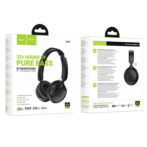 HOCO W66 Безжични слушалки Open Ear Headphones – Черен