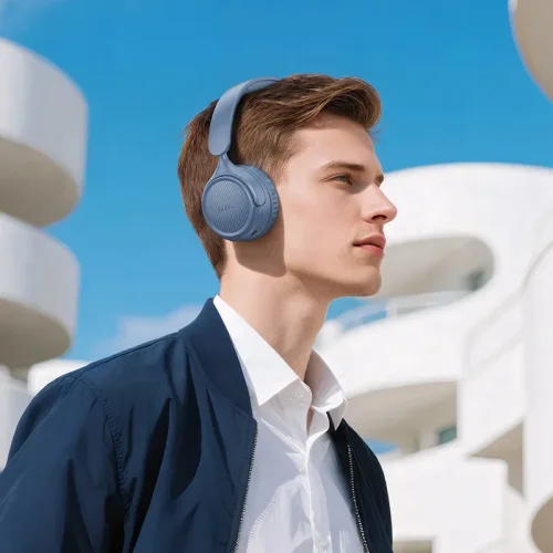 HOCO W66 Безжични слушалки Over Ear Headphones 32 Часа – Син
