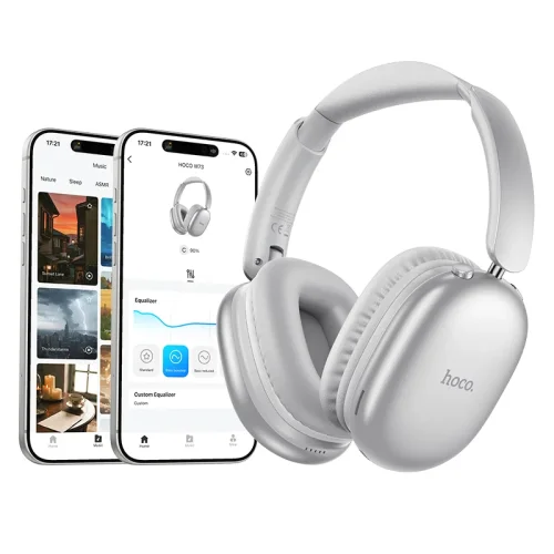 HOCO W73 Безжични слушалки Over Ear Headphones 45 Часа – Черен