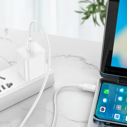 HOCO X96 Hyper Type-C към Type-C Кабел 100W PD Fast Charge – Бързо Зареждане и Пренос на Данни и за лаптоп