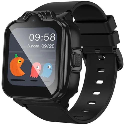 HOCO Y104 4G детски смарт часовник – Черен с GPS, видео разговори, SOS и SIM карта