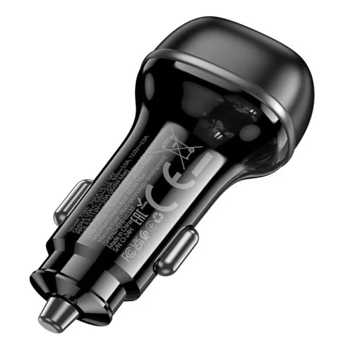 HOCO Z58A Адаптер за кола USB + USB-C PD20W + QC3.0 48W