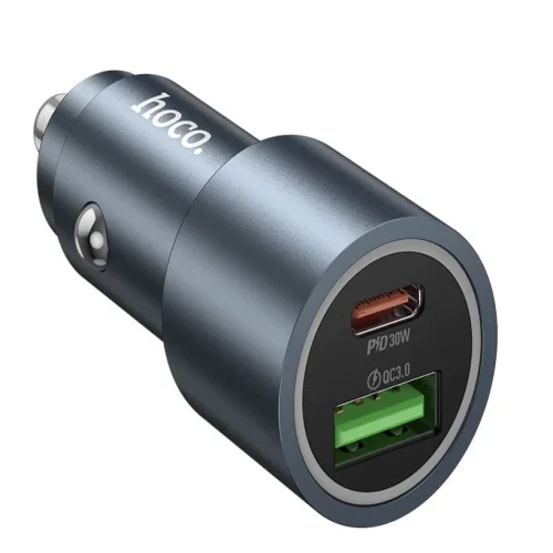 HOCO Z60 Зарядно за кола USB + USB-C PD20W + QC3.0 38W
