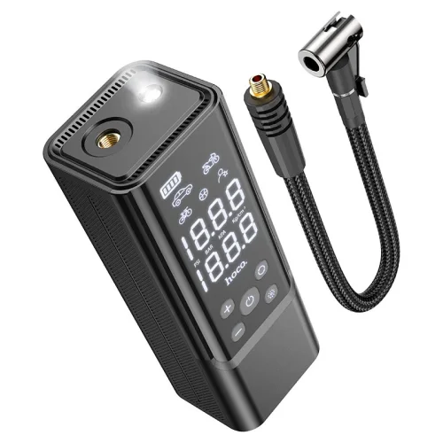 HOCO ZP7 Мощен Смарт Компресор за гуми 22 цилиндъра 5000mAh