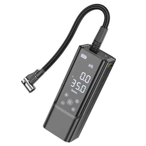 HOCO ZP7 Мощен Смарт Компресор за гуми 22 цилиндъра 5000mAh
