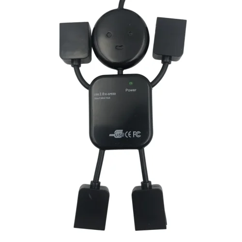 HUB Разклонител USB към USB 4 Ports 2.0 060 U07 Човече – Черен