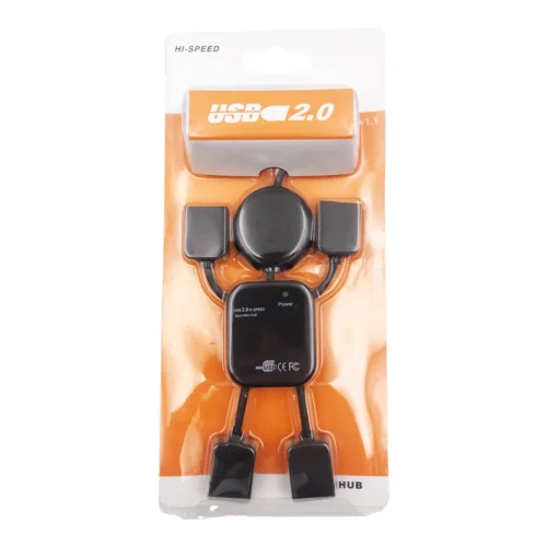 HUB Разклонител USB към USB 4 Ports 2.0 060 U07 Човече – Черен