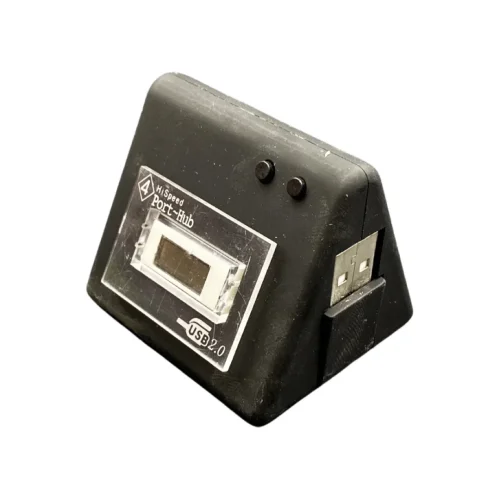 HUB Разклонител USB към USB Micro USB 2.0 4 port hub – Черен KLT-094E