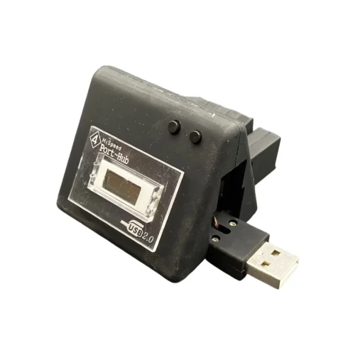 HUB Разклонител USB към USB Micro USB 2.0 4 port hub – Черен KLT-094E