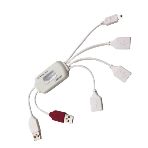 HUB Разклонител USB към USB Micro USB 2.0 SY-HU8 – Бял