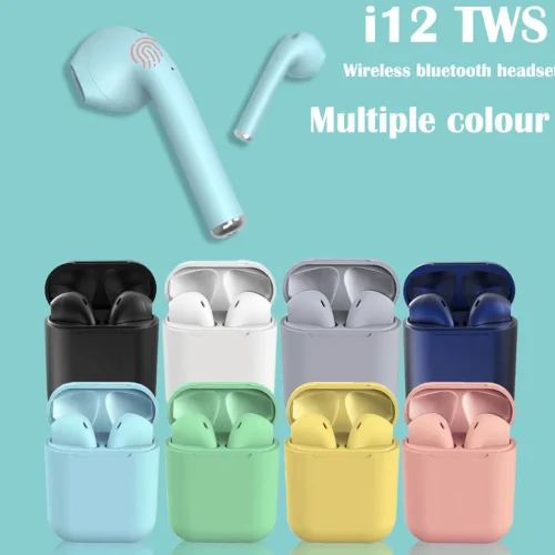inpods 12 Безжични слушалки – Bluetooth 5.0 – Розов